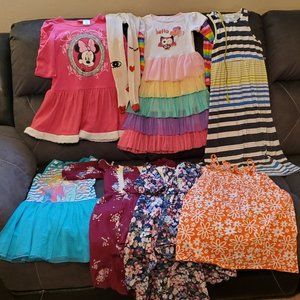 Girls size 7 dress lot (8 pieces)